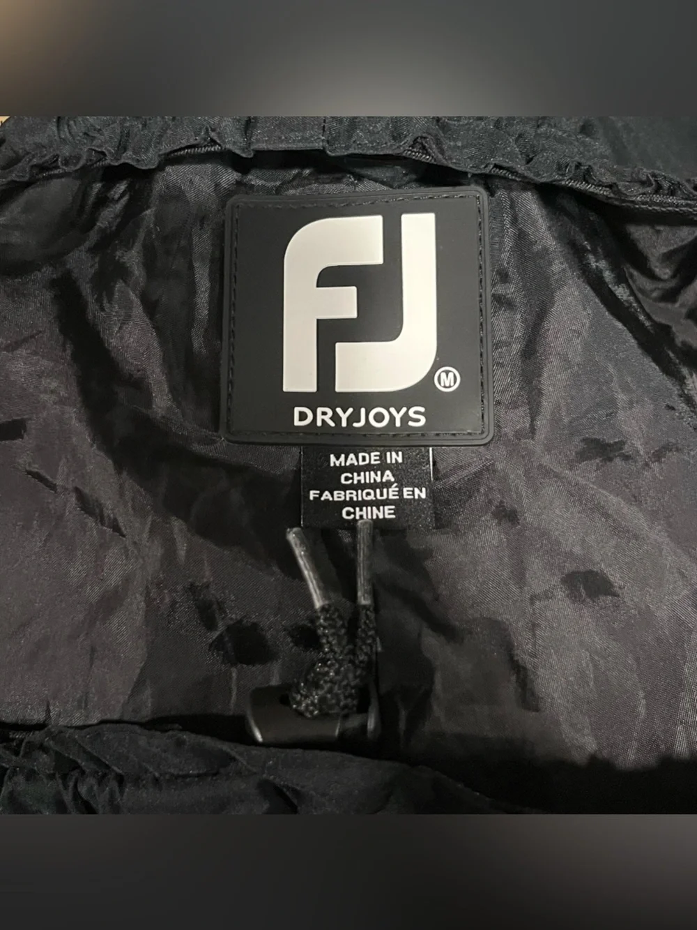 FootJoy DryJoys Black Waterproof Golf Pants